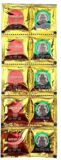 Picture of Gopuram Haldi Kumkum (pack of 50 pcs)