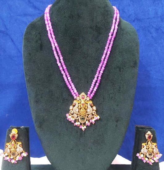 Picture of Pink beaded Balaji mala