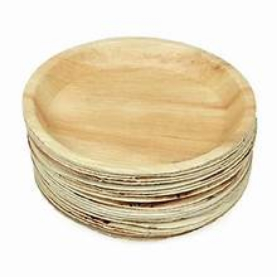 Picture of Areca Palm Leaf Plates [10 inch - 20 pack]