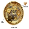Picture of Brass Pooja thali Set 8 Inch